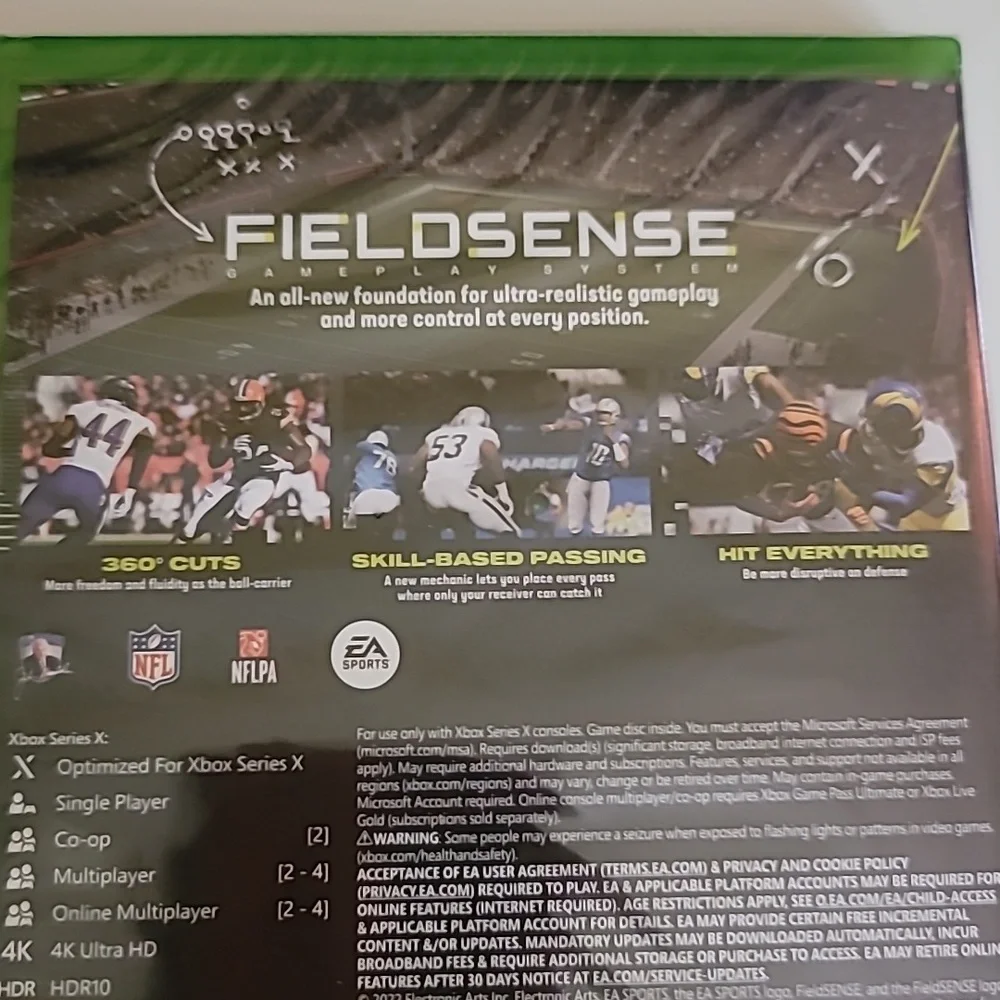Madden NFL 23 Xbox Series X Fieldsense Game play System Rated Everyone